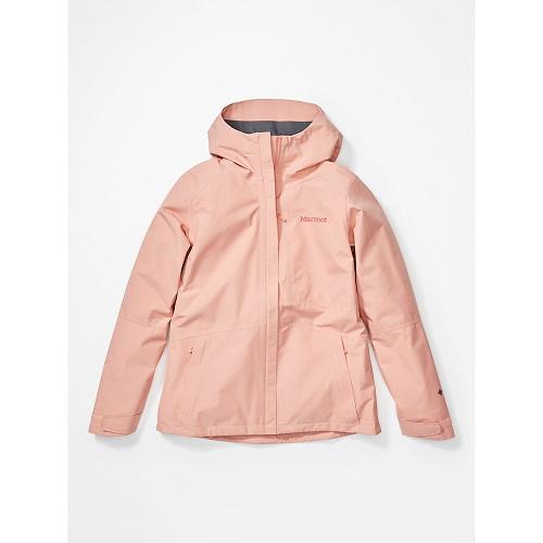 Marmot Minimalist Rain Jacket For Womens Pink VUL065293